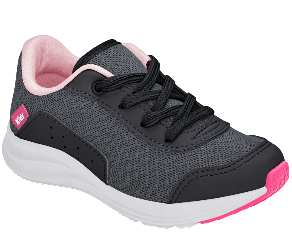 Tenis Negro con Rosa